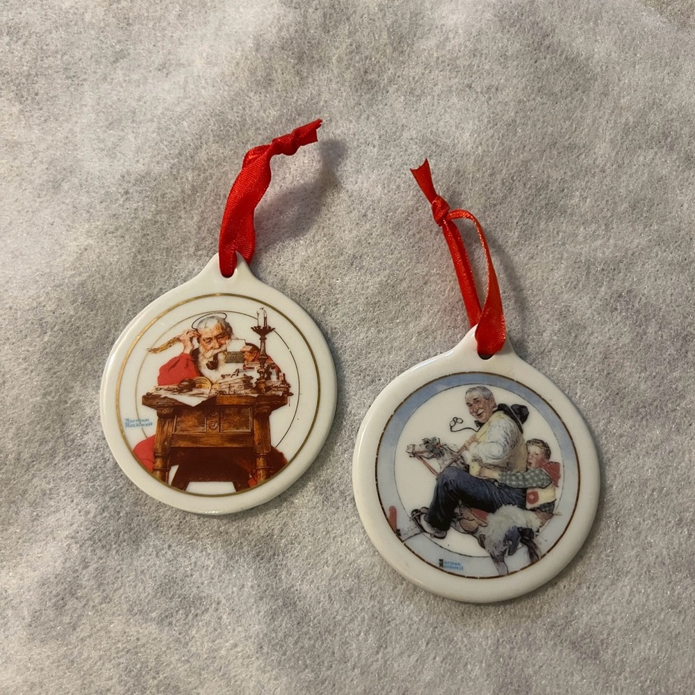 JC Penney Christmas Ornaments 1996 & 1997